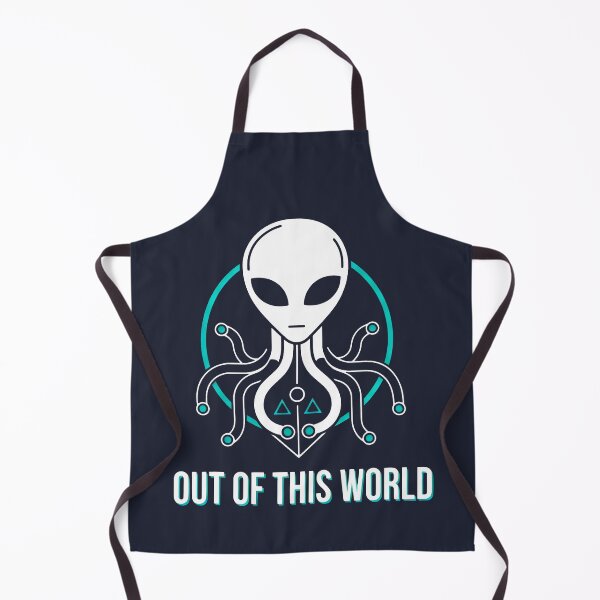 Item preview, Minimalist Alien Octopus Emblem designed and sold by SplashTastic.