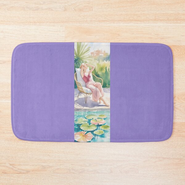 Item preview, Watercolor Poolside Serenity Art By Merch, Limited Edition designed and sold by JERICHOALBERT2.