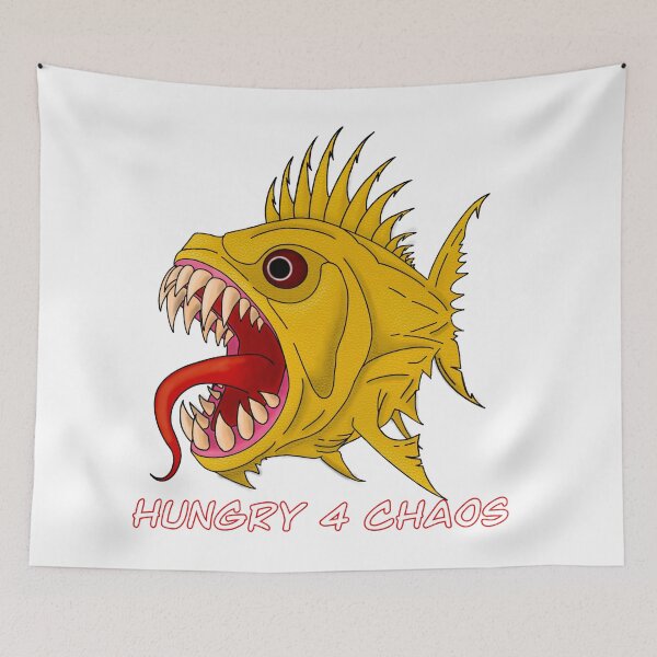 Item preview, Angry Fish - Hungry 4 Chaos designed and sold by Hungry4Creativity.