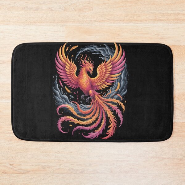 Item preview, Fiery Phoenix Rising - Mythical Bird of Rebirth & Resilience designed and sold by DarylWelsh2024.