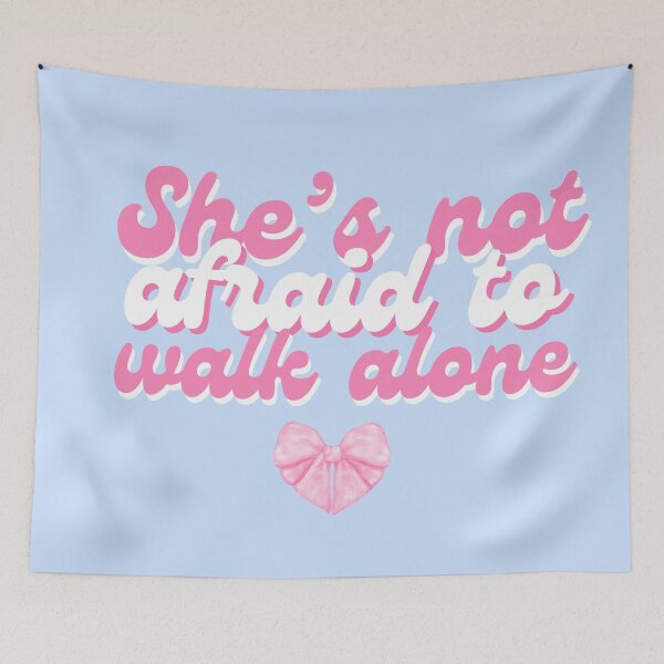 Item preview, She Is not Afraid To Walk Alone designed and sold by WarriorsArmour.