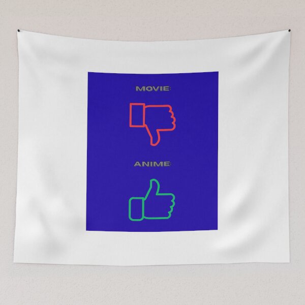 Item preview, Movie Thumbs Down - Anime Thumbs Up! Funny Quote designed and sold by Kouichi1990.