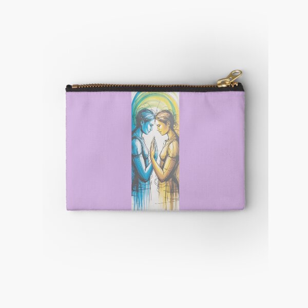 Item preview, Duality Embrace Blue Gold Connection Art By Merch, Limited Edition designed and sold by JERICHOALBERT2.