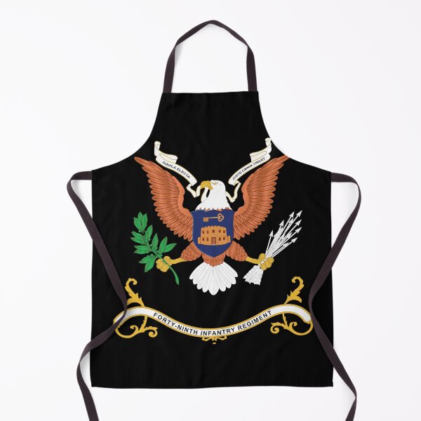 Item preview, Army - Regimental Colors - 49th Infantry Regiment - Aquila Electa Juste Omnia Vincet X 300 designed and sold by Military Insignia Products.