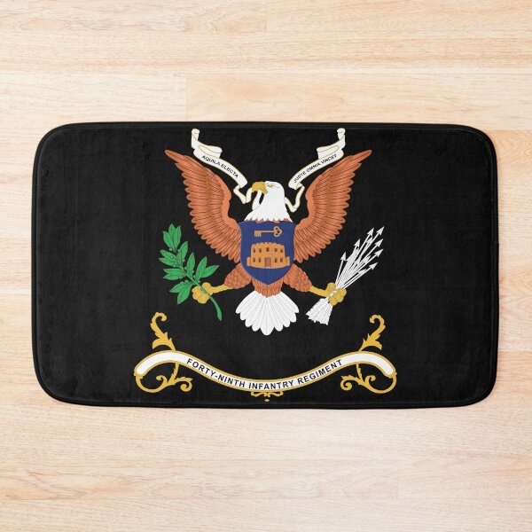 Item preview, Army - Regimental Colors - 49th Infantry Regiment - Aquila Electa Juste Omnia Vincet X 300 designed and sold by Military Insignia Products.