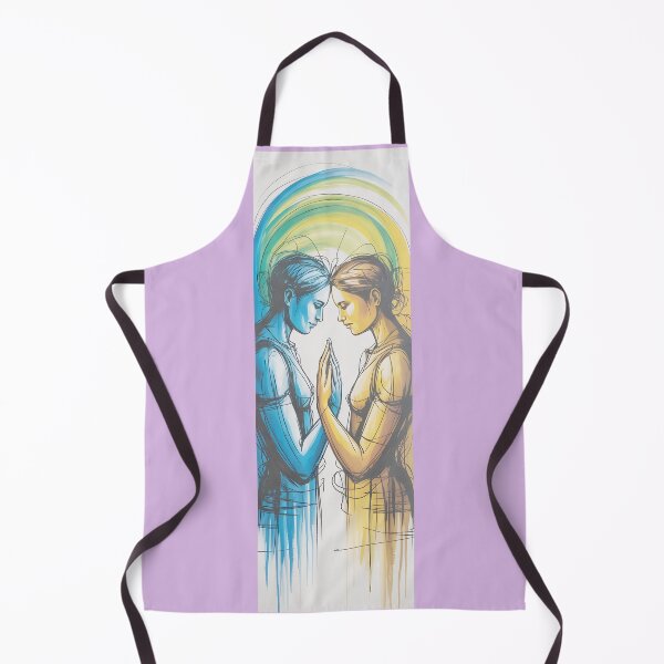 Item preview, Duality Embrace Blue Gold Connection Art By Merch, Limited Edition designed and sold by JERICHOALBERT2.