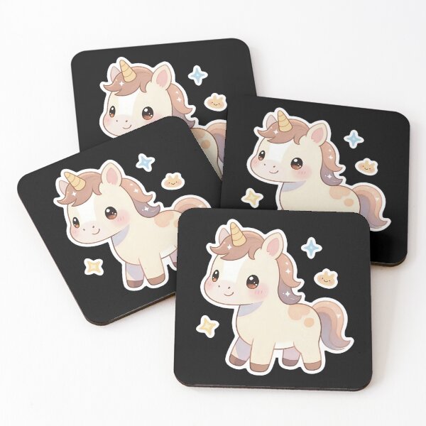 Item preview, Kawaii Unicorn Sticker - Cute Magical Fantasy Decal designed and sold by Origen88.