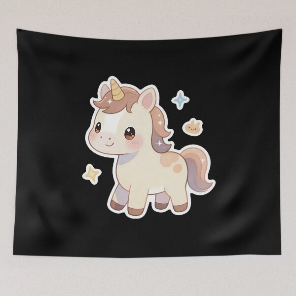 Item preview, Kawaii Unicorn Sticker - Cute Magical Fantasy Decal designed and sold by Origen88.