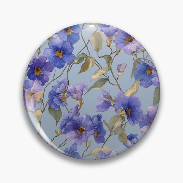 Item preview, Blue Thunbergia Alata designed and sold by Tina Veenstra.