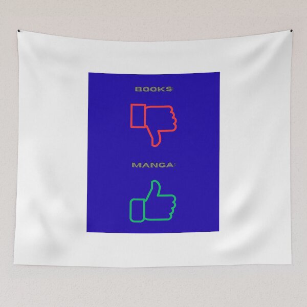 Item preview, Books Thumbs Down - Manga Thumbs Up! Funny Quote designed and sold by Kouichi1990.