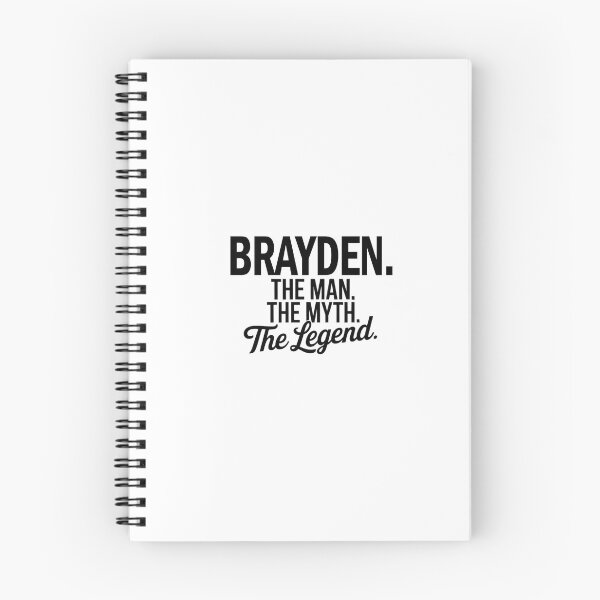 Item preview, Brayden Name Brayden The Man The Myth The legend designed and sold by Watsonarts.