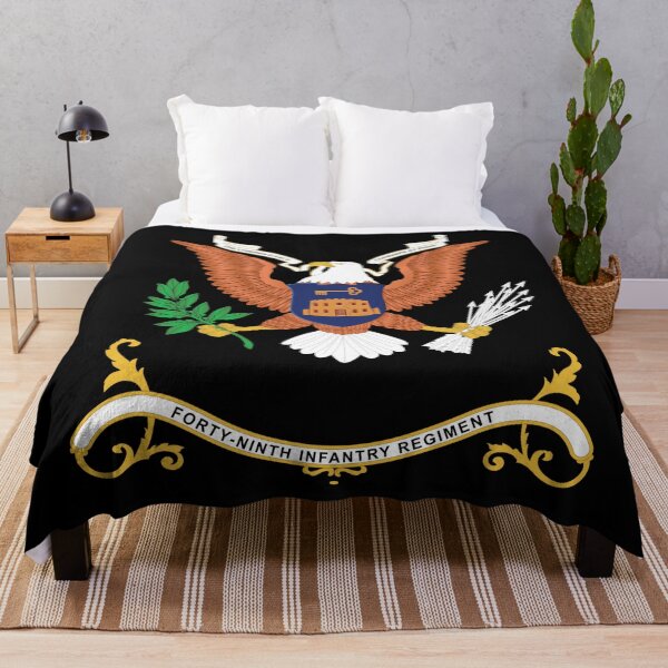 Item preview, Army - Regimental Colors - 49th Infantry Regiment - The Chosen Eagle Conquers By Right X 300 designed and sold by Military Insignia Products.