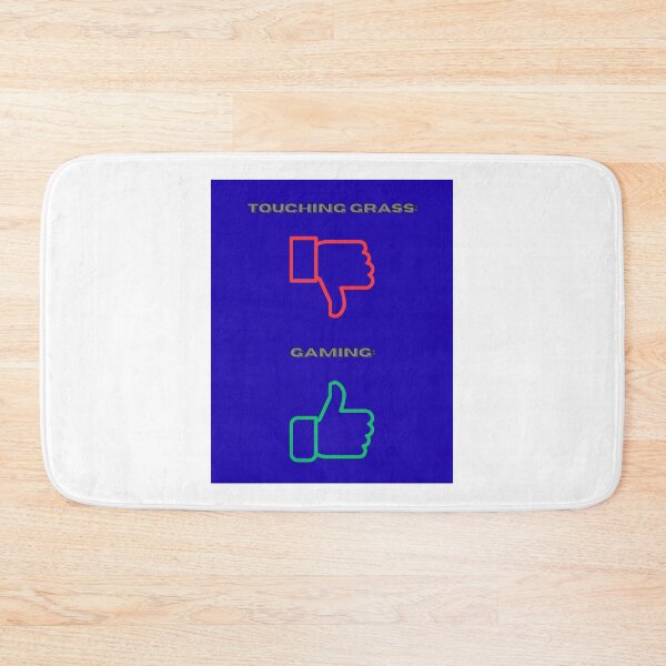 Item preview, Touching Grass Thumbs Down - Gaming Thumbs Up! Funny Meme Quote designed and sold by Kouichi1990.