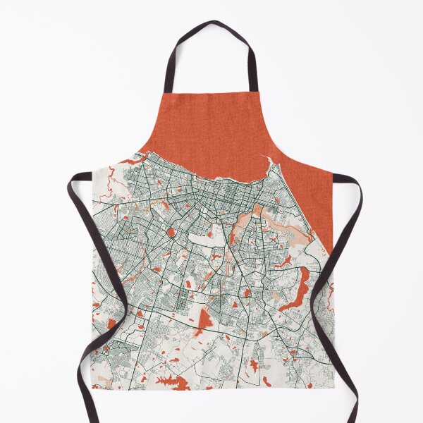 Item preview, Fortaleza City Map of Ceará, Brazil - Bohemian designed and sold by deMAP.