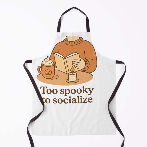 Item preview, Too Spooky to Socialize Funny Introvert Halloween Cozy designed and sold by Lethorian.