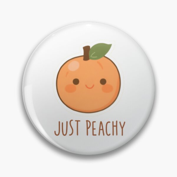 Item preview, Just Peachy Cute Peach Illustration – Aesthetic Pastel Design designed and sold by SunnyIris.