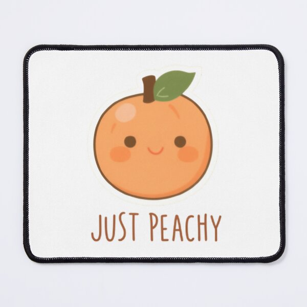 Item preview, Just Peachy Cute Peach Illustration – Aesthetic Pastel Design designed and sold by SunnyIris.