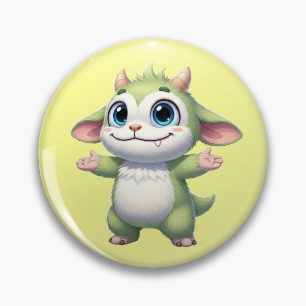 Item preview, Cute Green Cartoon Monster Character designed and sold by PrzyjaznyShop.