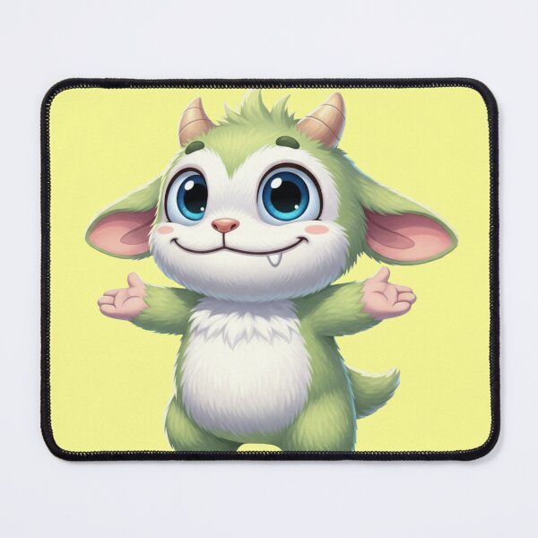 Item preview, Cute Green Cartoon Monster Character designed and sold by PrzyjaznyShop.