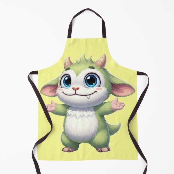 Item preview, Cute Green Cartoon Monster Character designed and sold by PrzyjaznyShop.