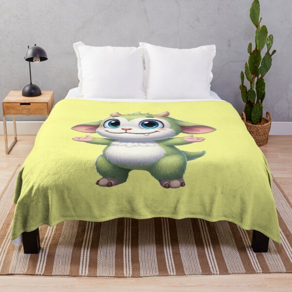 Item preview, Cute Green Cartoon Monster Character designed and sold by PrzyjaznyShop.