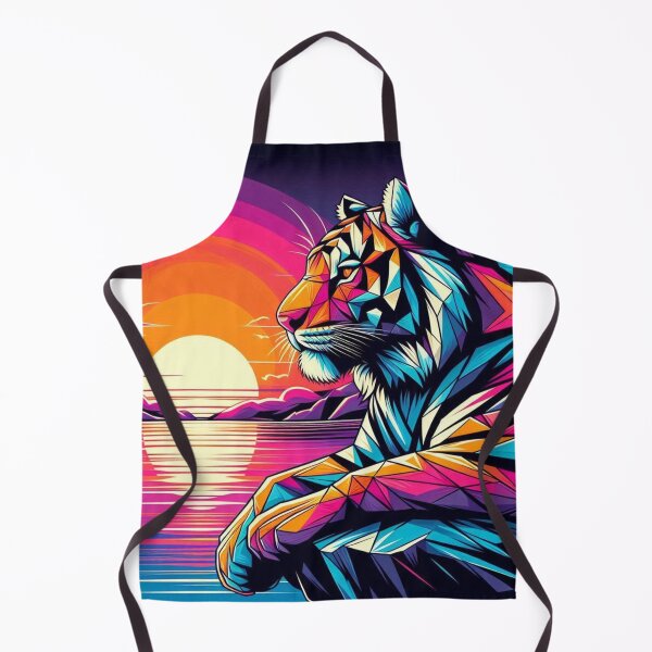 Item preview, Colorful geometric tiger  designed and sold by Dogandesighn.