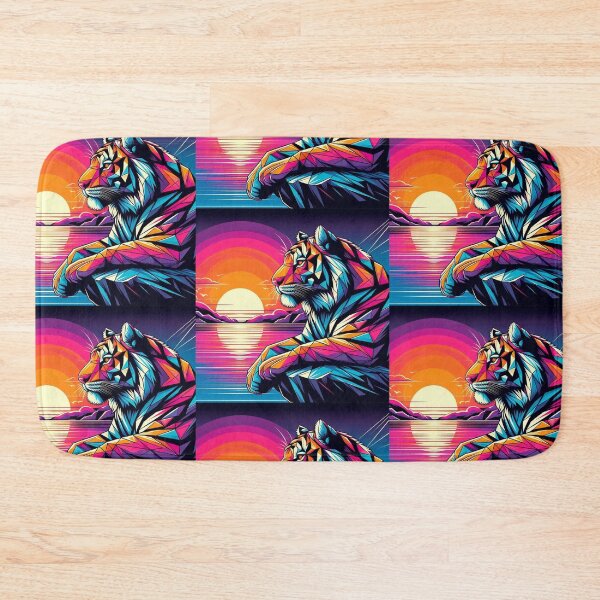 Item preview, Colorful geometric tiger  designed and sold by Dogandesighn.
