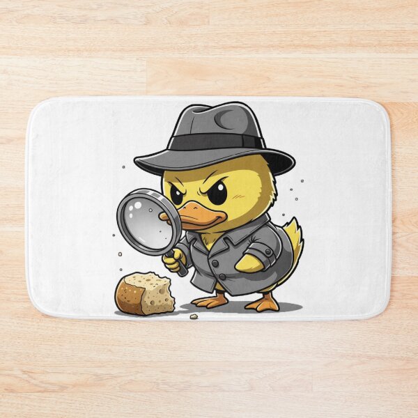 Item preview, Detective Duck Cute Cartoon – Funny Duck with Magnifying Glass designed and sold by Whisky1111.