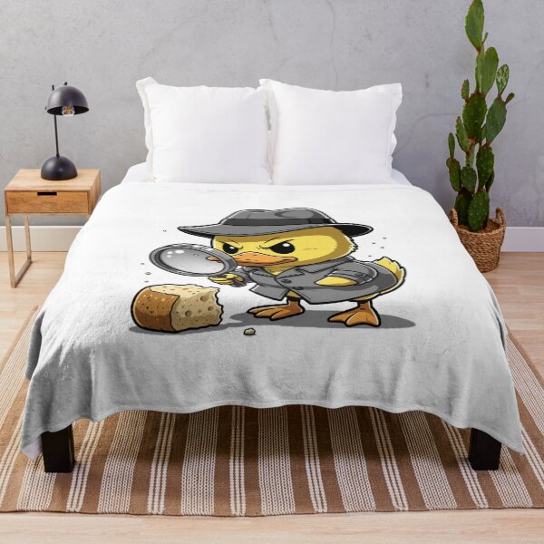 Item preview, Detective Duck Cute Cartoon – Funny Duck with Magnifying Glass designed and sold by Whisky1111.