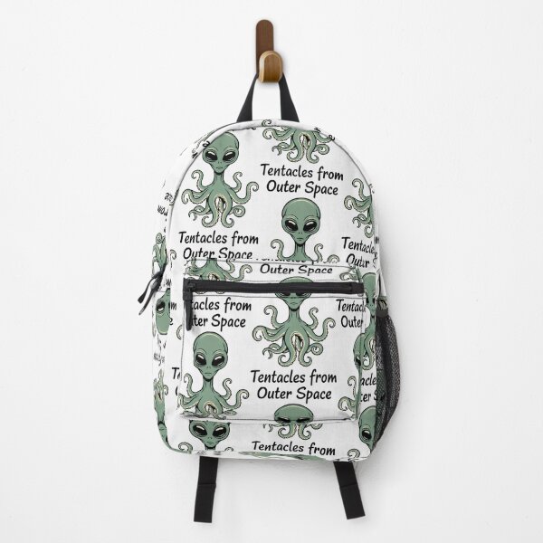 Item preview, Alien Head with Octopus Tentacles in Vintage Retro Style designed and sold by SplashTastic.