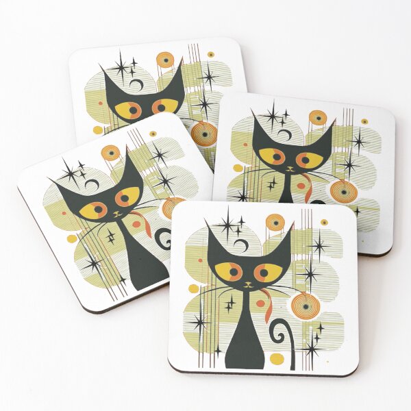 Item preview, Mid Century Modern Atomics Cat  designed and sold by DevoneCalli.