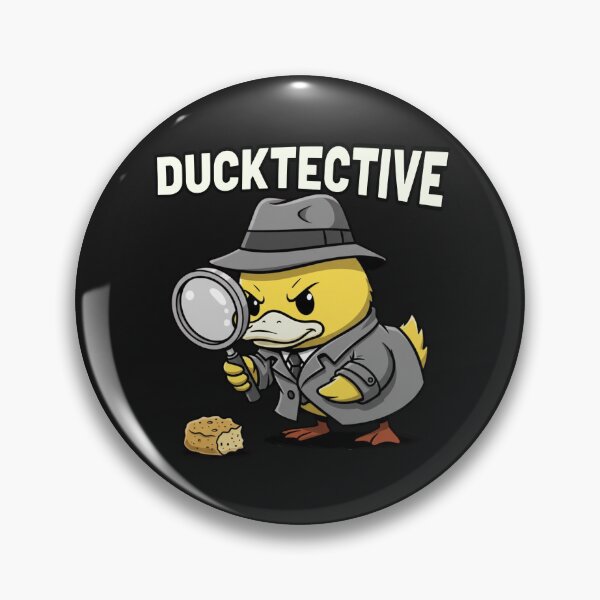 Item preview, Detective Duck Cute Cartoon – Funny Ducktective designed and sold by Whisky1111.