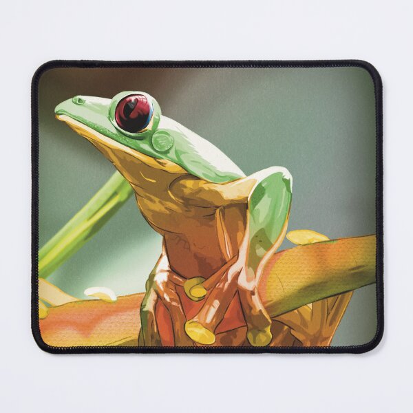 Item preview, Tree frog Art Print designed and sold by branart.store.