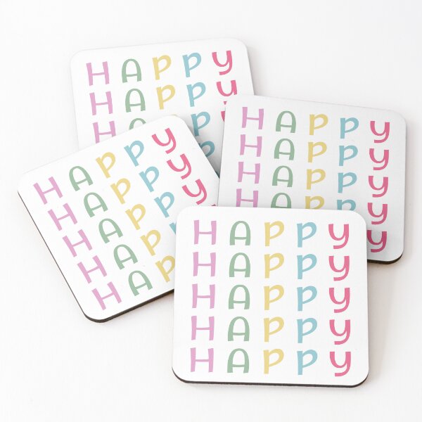 Item preview, Colorful Happy Letters designed and sold by 0606PM.