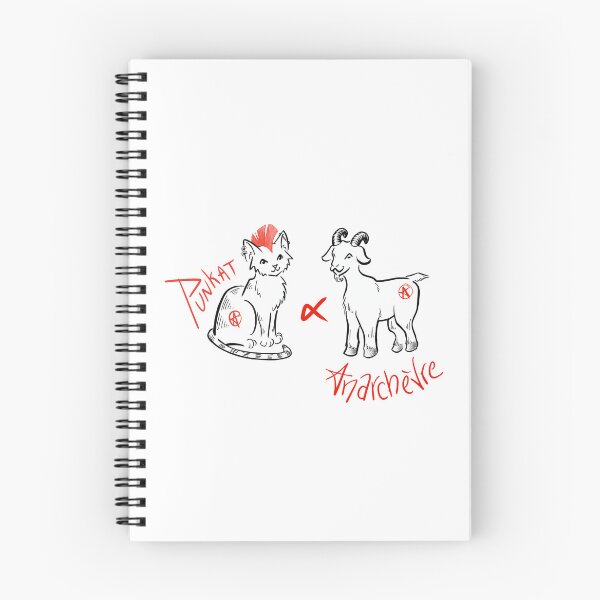 Item preview, Punkat and Anarchèvre, two very alternative friends designed and sold by CleyVonSlay.