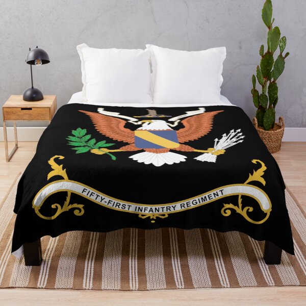 Item preview, Army - Regimental Colors - 51st Infantry Regiment - I Serve X 300 designed and sold by Military Insignia Products.