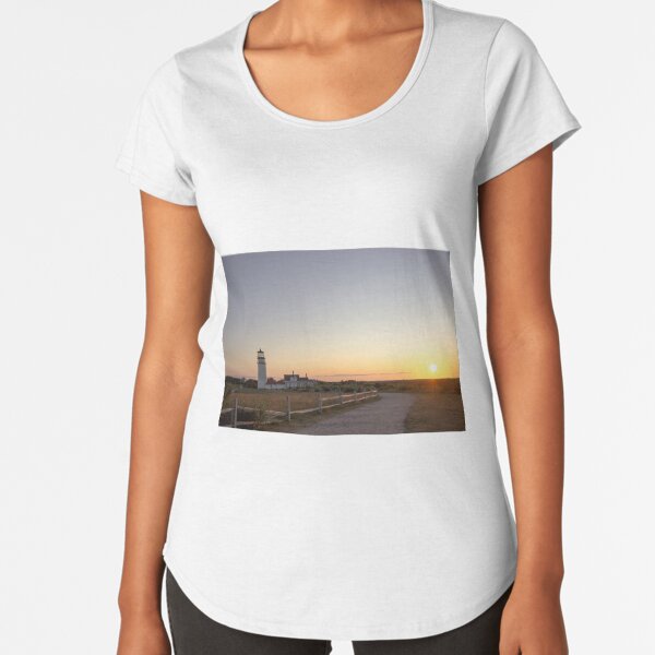 Cape Cod Lighthouse at Sunset Premium Scoop T-Shirt