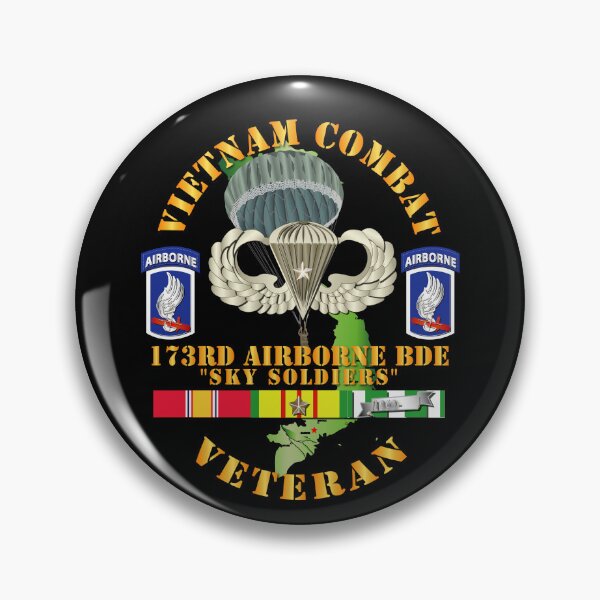 Item preview, Army - Vietnam Combat Infantry Veteran w 173rd Airborne Bde SSI V1 designed and sold by Military Insignia Products.