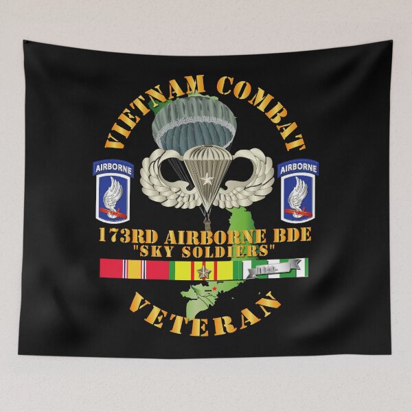 Item preview, Army - Vietnam Combat Infantry Veteran w 173rd Airborne Bde SSI V1 designed and sold by Military Insignia Products.