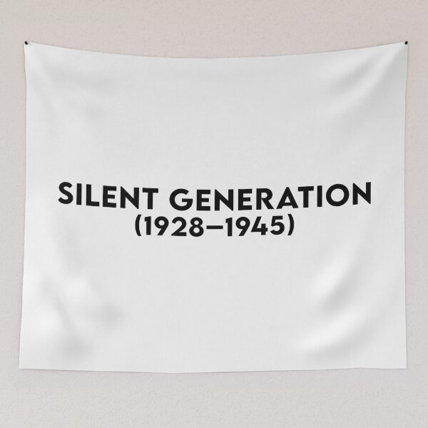 Item preview, The Silent Generation - Born 1928–1945 - Black txt X 300 designed and sold by Military Insignia Products.