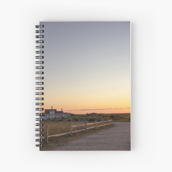 Cape Cod Lighthouse at Sunset Spiral Notebook