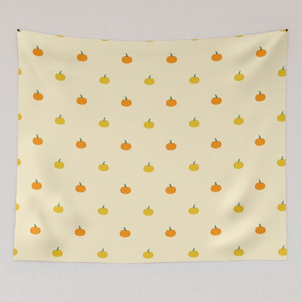 Item preview, Autumn pumpkins seamless pattern designed and sold by NadiiArt.