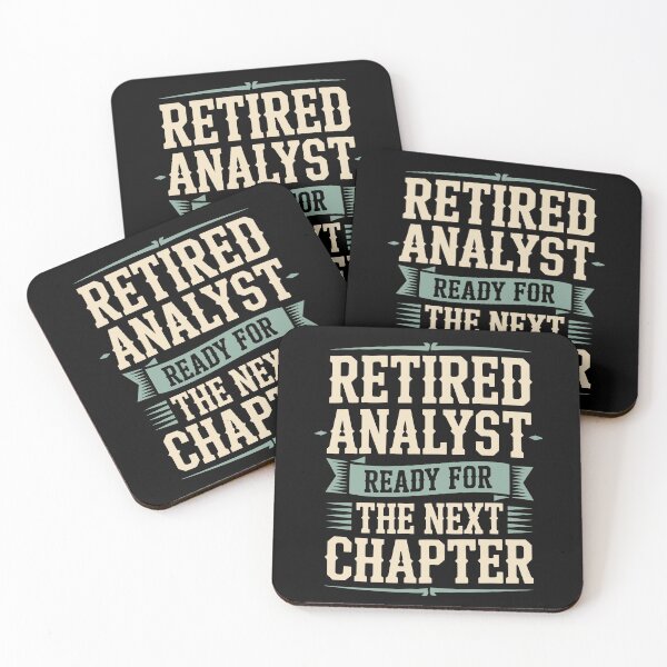 Item preview, Funny Retired Analyst Ready for the Next Chapter designed and sold by madtoyman.
