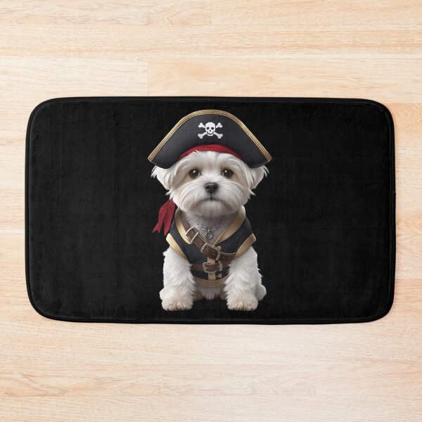 Item preview, Cute Maltese Pirate sweet dog sea ​​battle designed and sold by Tattoo-Shirt Designer .