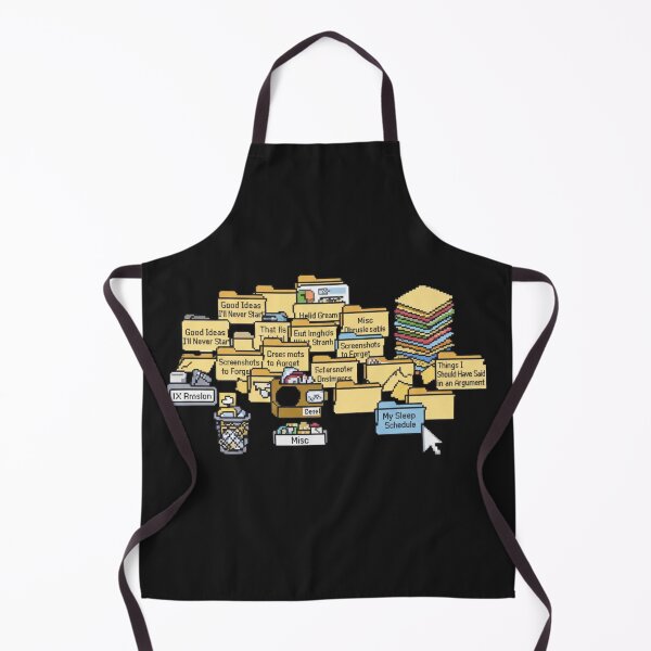 Item preview, Chaotic Desktop Folders – Funny Pixel Art Meme designed and sold by Whisky1111.