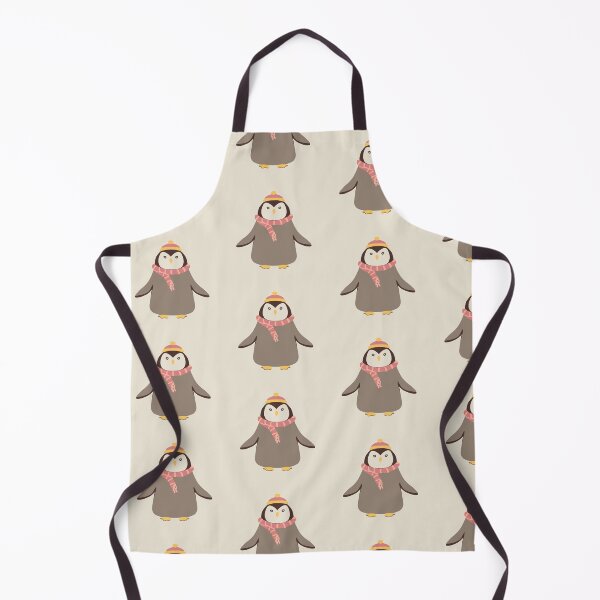 Item preview, Cute penguin with a hat and scarf - pink yellow designed and sold by Vaekra.