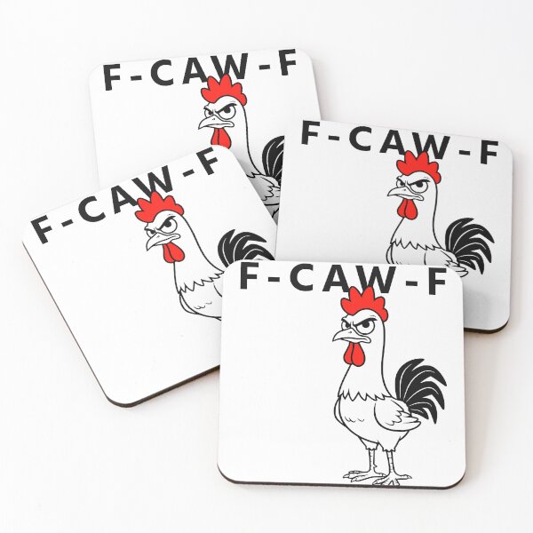 Item preview, Funny chicken motif – F-CAW-F designed and sold by nkhookysun.
