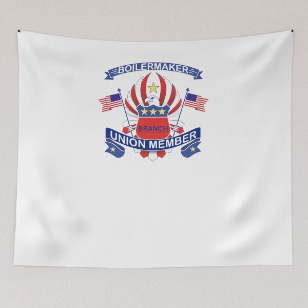 Item preview, Boilermaker Union Member American Flags Eagle designed and sold by OurFunnyDesigns.