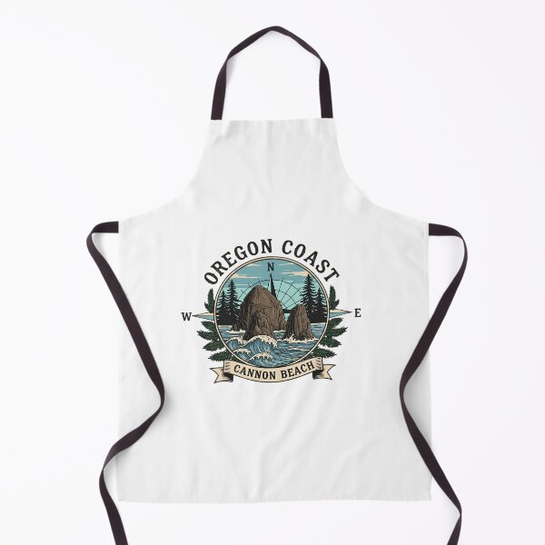 Item preview, Cannon Beach, Oregon Coast - Vintage Pacific Northwest Emblem designed and sold by Digital Dreams Arts.