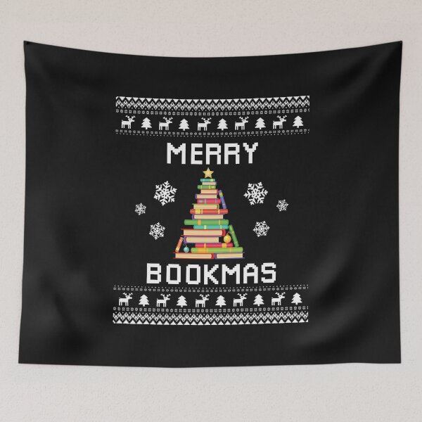Item preview, Merry Bookmas, Merry Christmas, Christmas Gift, Holiday Gift designed and sold by LusterCraft.